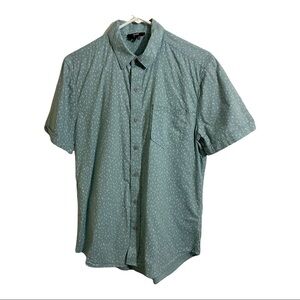 Paige Landon Mens print short sleeve shirt. Size Small Button down Rayon small